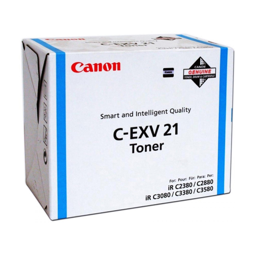 CANON C-EXV 21 TONER CIANO PER IRC3380/3380I/2880/2880I/2380I/3080I/3080/3580/3580I 14000 PAGINE